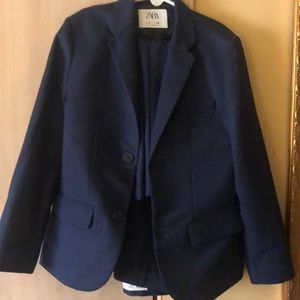 Zara navy blue suit . Great condition